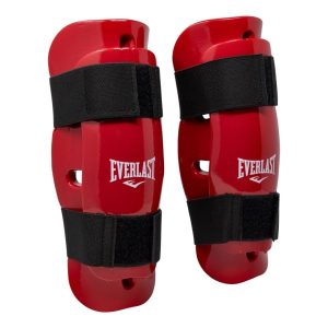 Espinillera Taekwd Everlast Roja - M