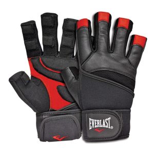 Guante Para Pesas Everlast Octupus BK/RD - L