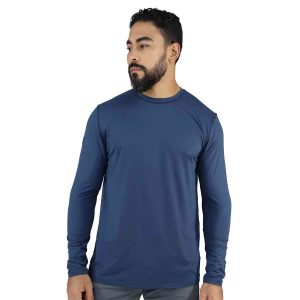 L/S Men Poly/Spx Everlast E-Day Navy