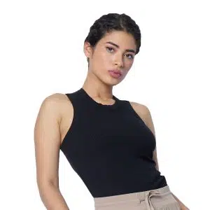 Tank Fem Cv/Spx Everlast Ribbed BK - M