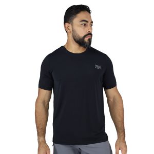 Tshirt Men Poly/Spx Everlast Mel Bk M6 S - M