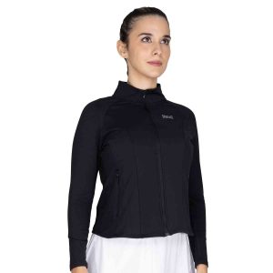 Jacket Fem Poly/Elast Everlast Spin BK - S