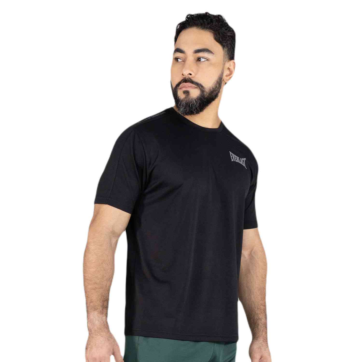 Tshirt Men Poly Everlast Tactical BK M6 S - Imagen 3