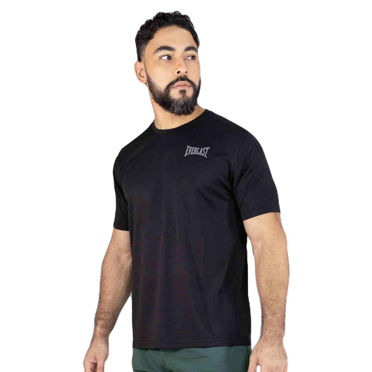 Tshirt Men Poly Everlast Tactical BK M6 S