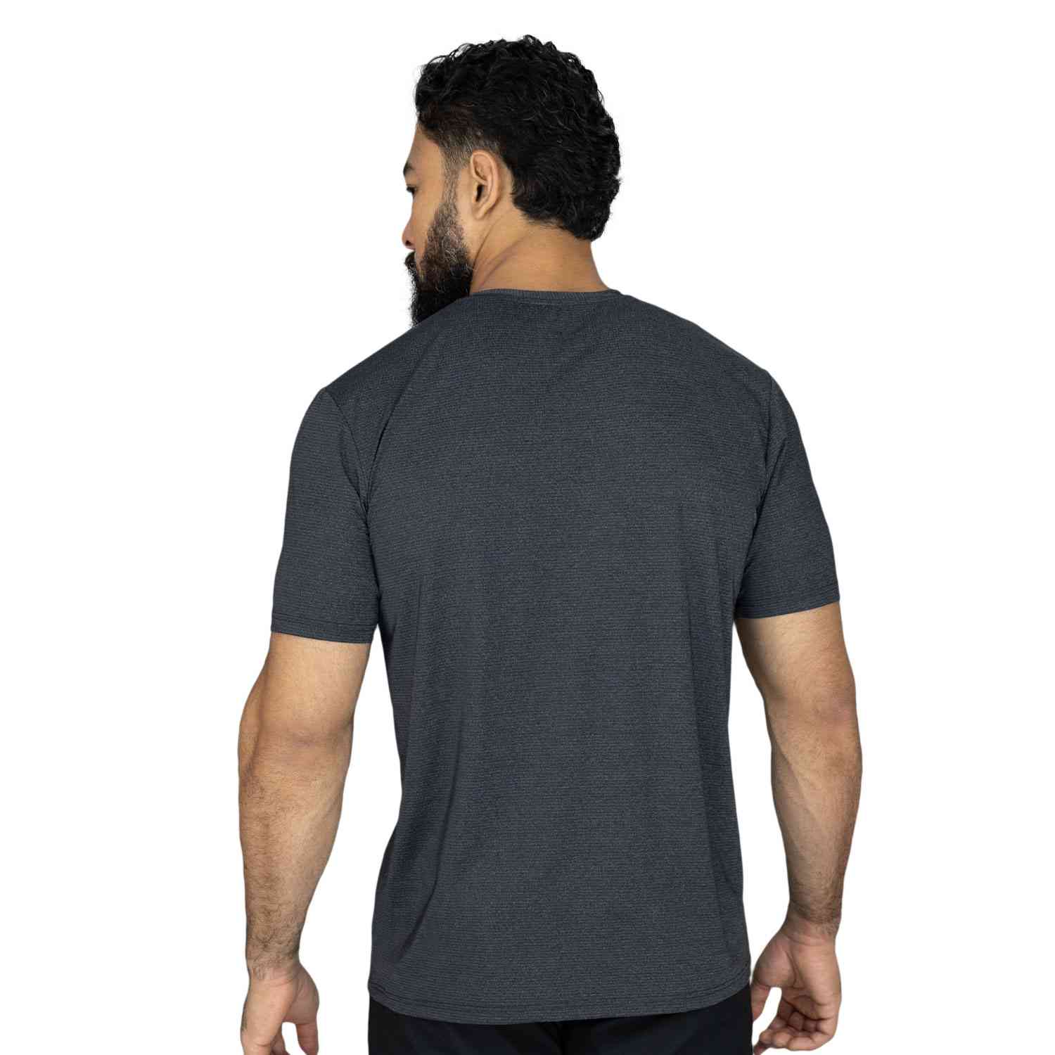 Tshirt Men Nyl/Poly/Spx Everlast Dune BK M6 S - Imagen 2