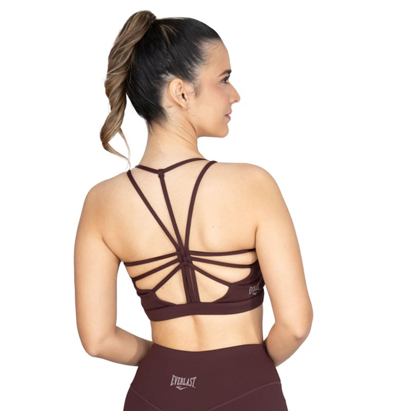 Bra Fem Poly/Spx Everlast Atlas Wine - Imagen 2