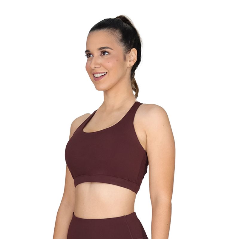 Bra Fem Poly/Spx Everlast Atlas Wine - Imagen 3