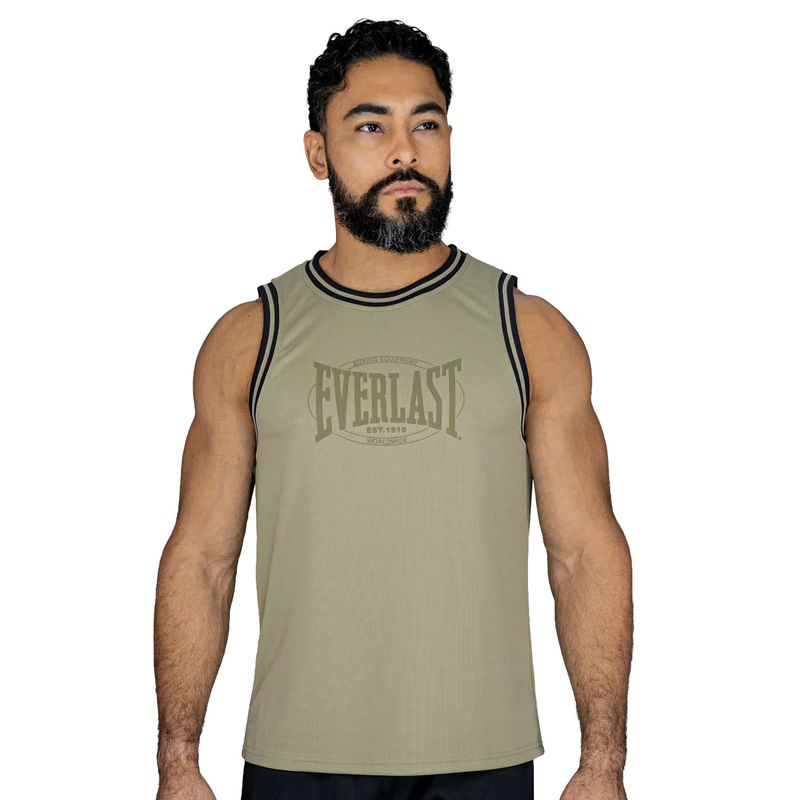 Tank Men Poly Everlast Mesh Champ Kh