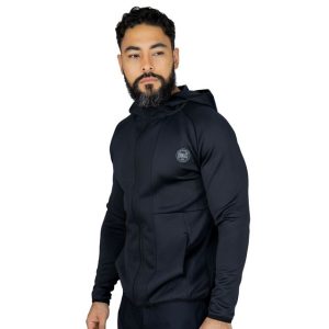 Jacket Men Poly/Spx Everlast Scuba Bl - L