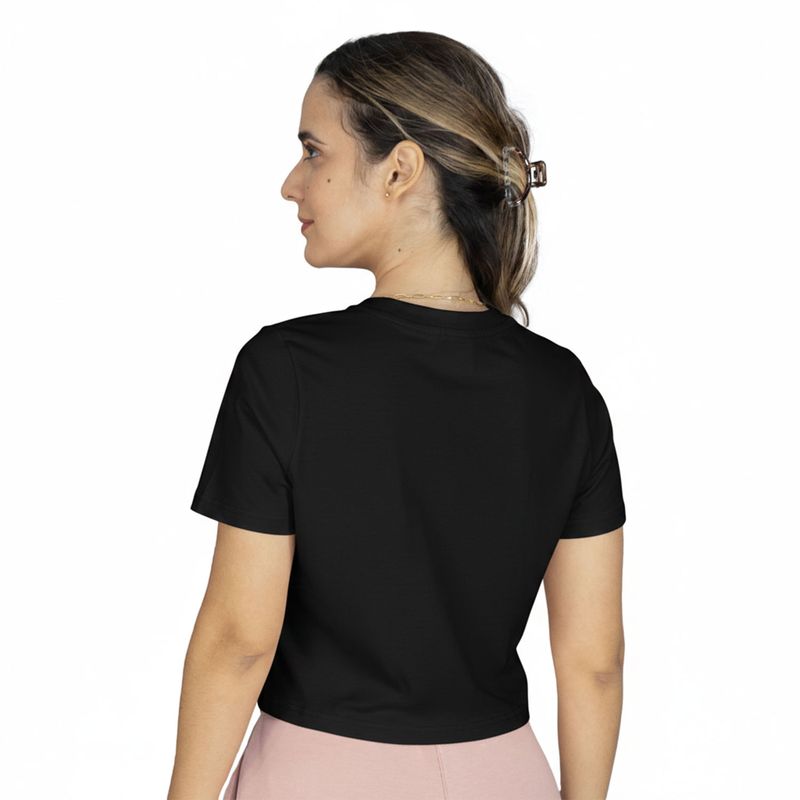Crop Top Fem Evelast Greatness Bk W6 - Imagen 3