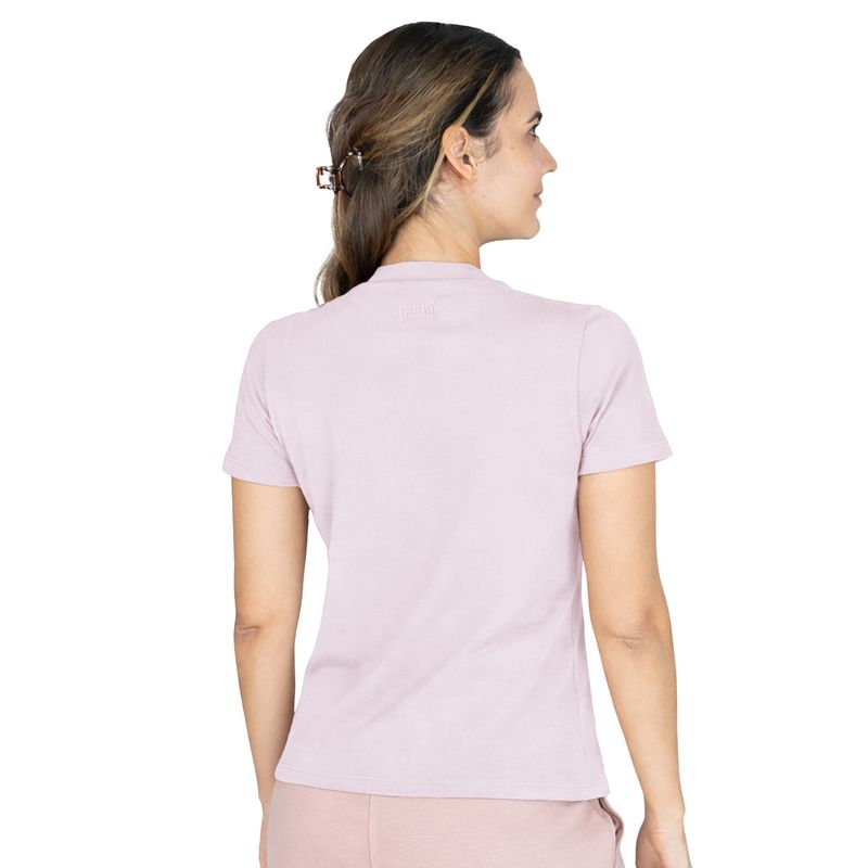 T-Shirt Fem Evelast Essential Lilac W6 - Imagen 3