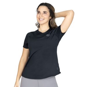 Tshirt Fem Poly/Spx Everlast Mesh Bk