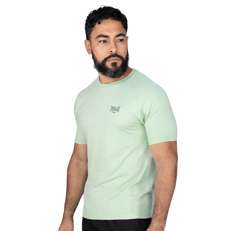 Tshirt Seamless Men Nyl/Poly/Spx Everlast Highland Gn - Imagen 3