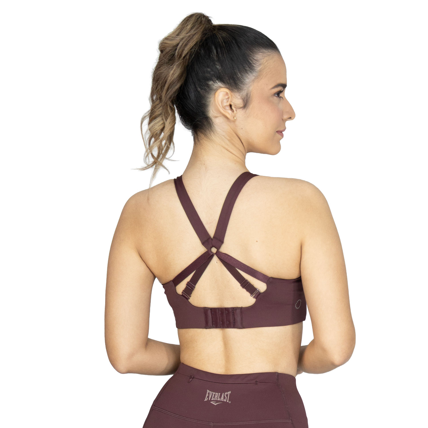 Bra Fem Poly/Elast Everlast Journey Wine W6 - Imagen 3