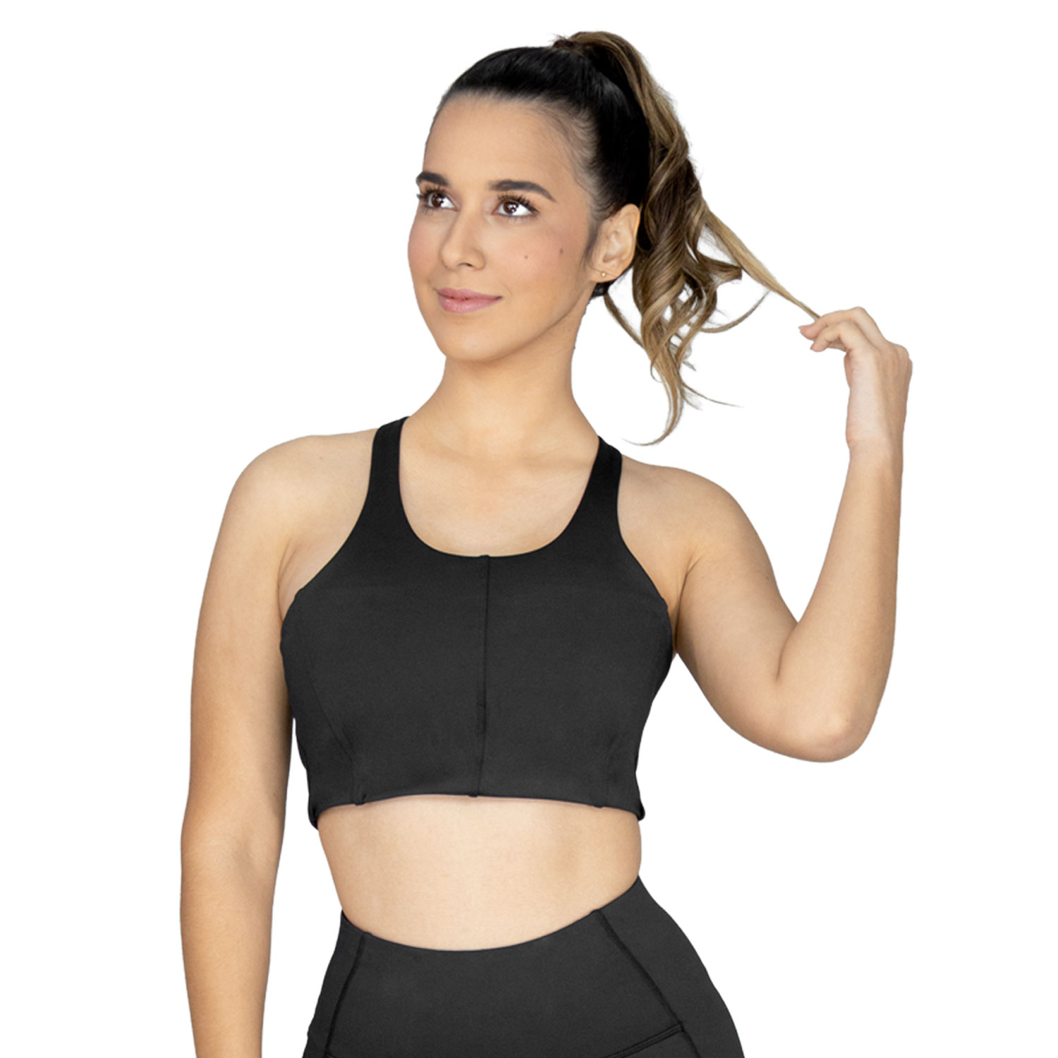 Bra Fem Poly/Elast Everlast Journey Bk W6