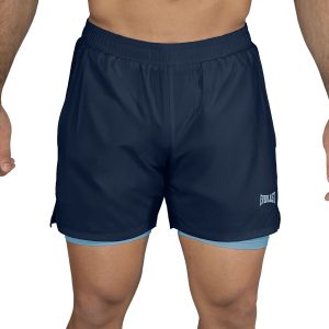 Short 2in1 Men Poly/Elast Everlast Stride 5" Na - M