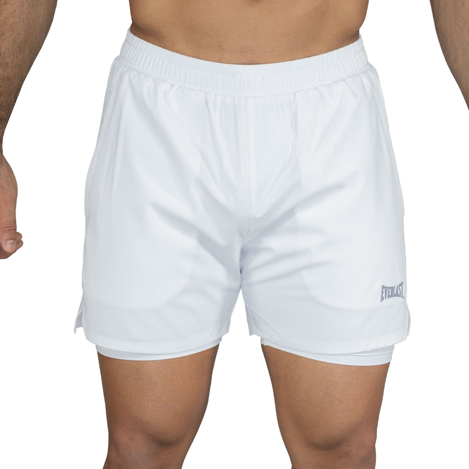 Short 2in1 Men Poly/Elast Everlast Stride 5" Wt