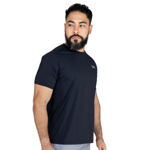 Tshirt Men Poly Everlast Urban Bk - M