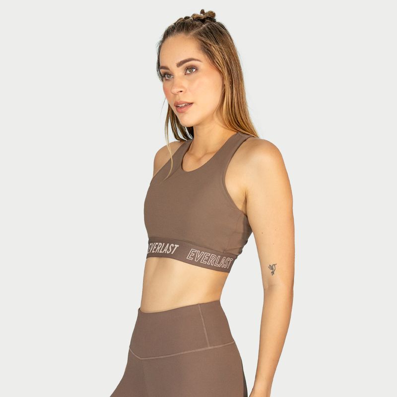 Bra Fem Poly/Elast Everlast Motion Br - Imagen 3