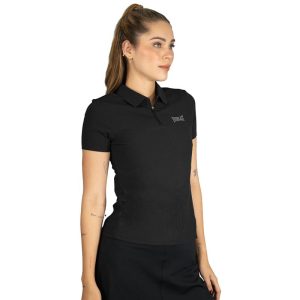 Polo Fem Everlast Rib Royal Bk - L