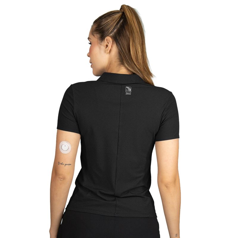 Polo Fem Everlast Rib Royal Bk - Imagen 2