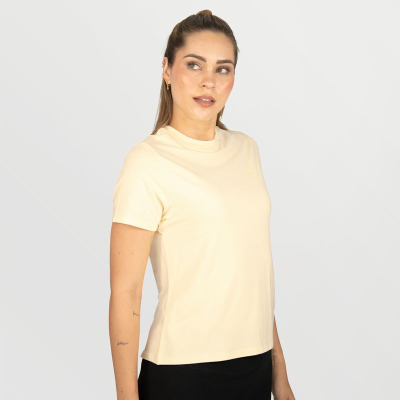 Tshirt Fem Cott/Spx Evelast Ringer - Imagen 3