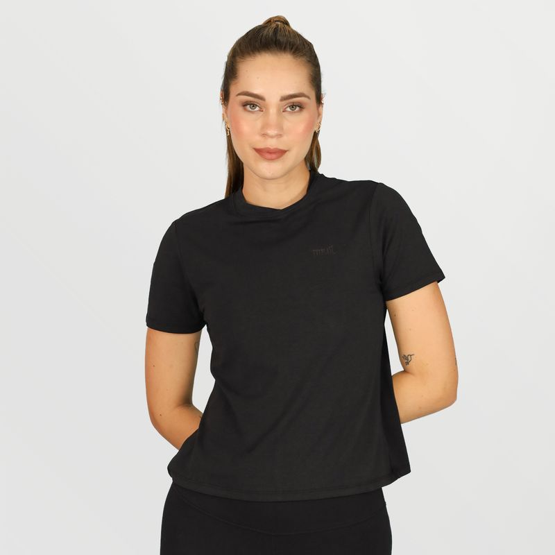 Tshirt Fem Cott/Spx Evelast Ringer