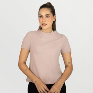 Tshirt Fem Cott/Spx Evelast Ringer - S