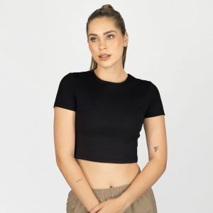 Tshirt Fem Nyl/Spx Evelast Soft Bk - S