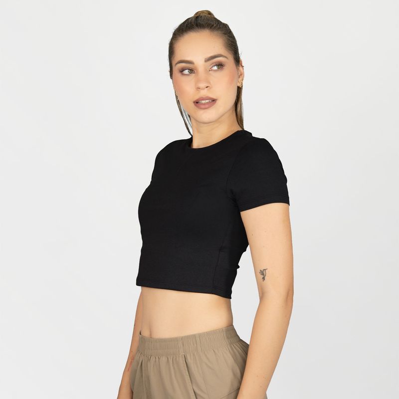 Tshirt Fem Nyl/Spx Evelast Soft Bk - Imagen 2