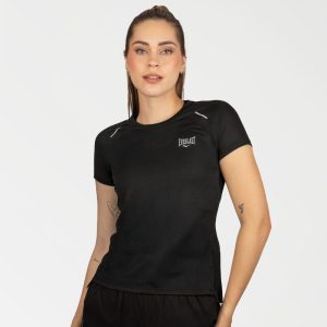 Tshirt Fem Poly Everlast Z1 Bk - S