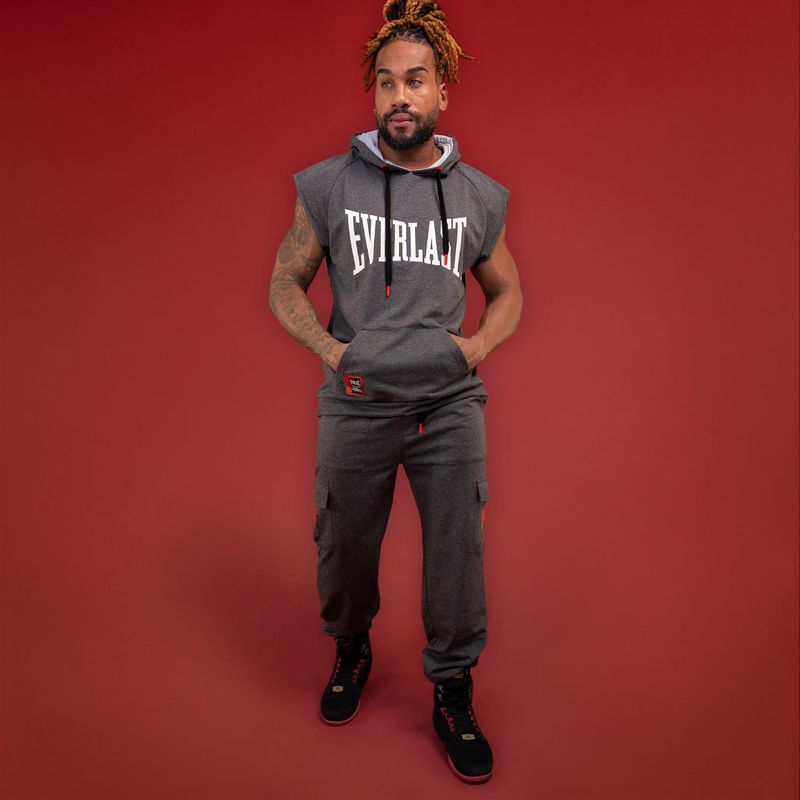 Hoodie Vest Men Everlast Boxing Akuma Ch
