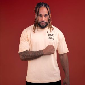Ryu Oversize Graphic T-Shirt Beige